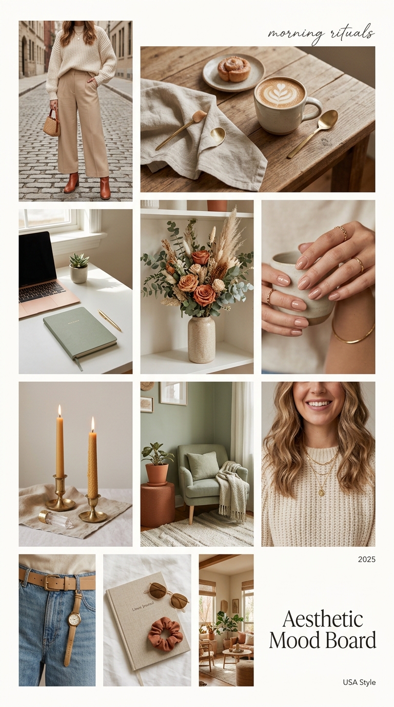 2025 Pinterest Trends in the USA: The Aesthetic Lifestyle Boards Every Woman Is Saving Right Now